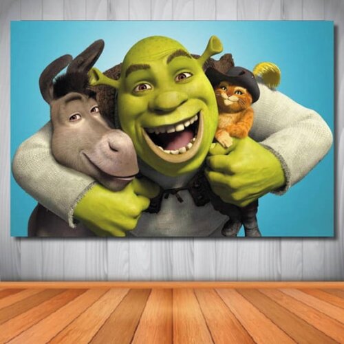 Painel Shrek - 1,50x1,00m
