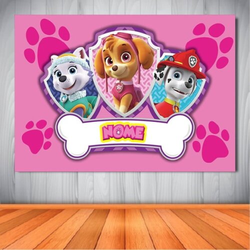 Painel Skye Patrulha Canina - 1,50x1,00m