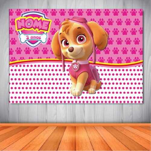 Painel Skye Patrulha Canina - 1,50x1,00m