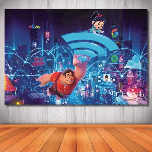 Painel Wifi Ralph - 1,50x1,00m