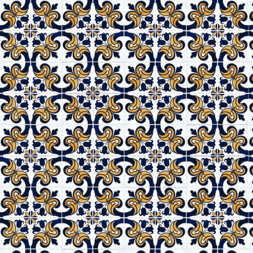 Papel de Parede Azulejo Antigo