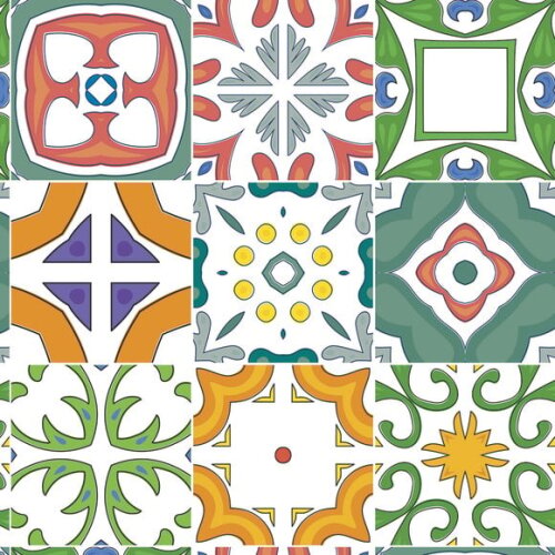 Papel de Parede Azulejo Mix Cozinha