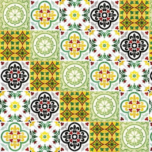 Papel de Parede Azulejo Mix Cozinha