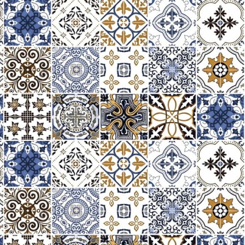 Papel de Parede Azulejo Português