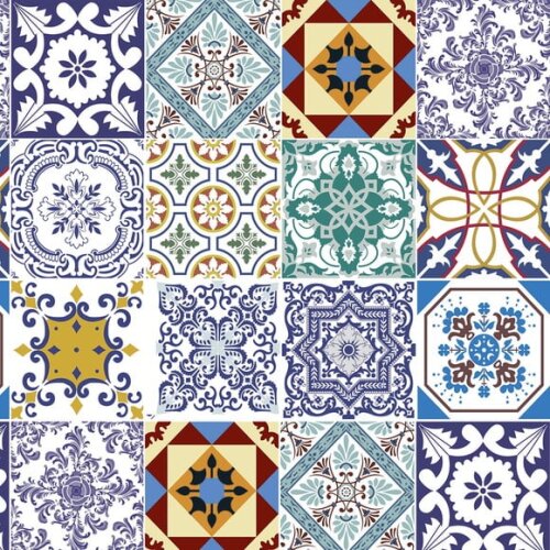 Papel de Parede Azulejo Português