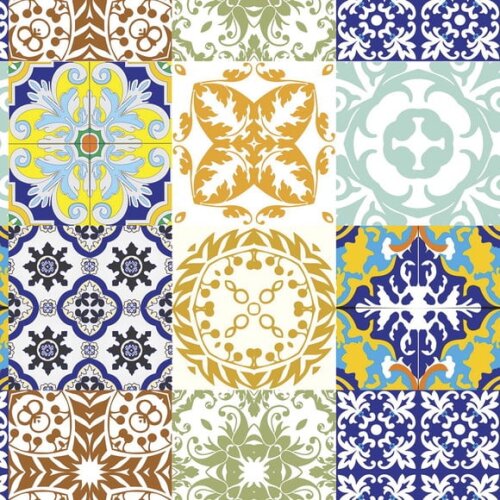 Papel de Parede Azulejo Português Diversos