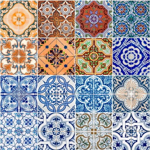 Papel de Parede Azulejo Português