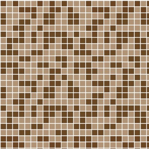 Papel de Parede Pastilha Marrom
