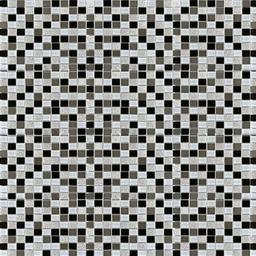 Papel de Parede Pastilha Preta e Cinza