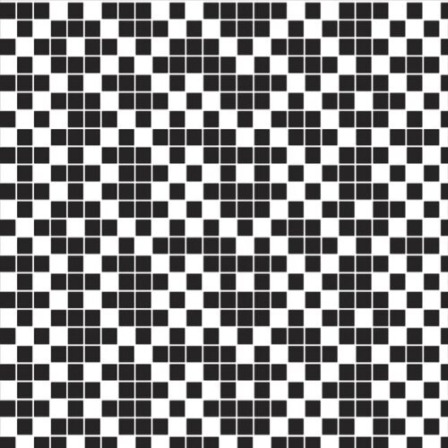 Papel de Parede Pastilha Preto, Cinza e Branco