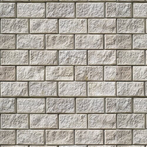 Papel de Parede Revestimento Pedra Cinza - 3d