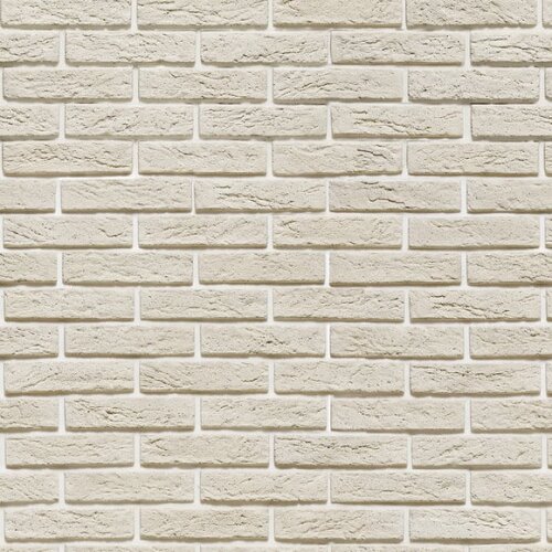 Papel de Parede Tijolos Branco Marmore 3d