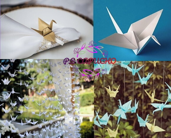 500 Origami Tsurus 10cm