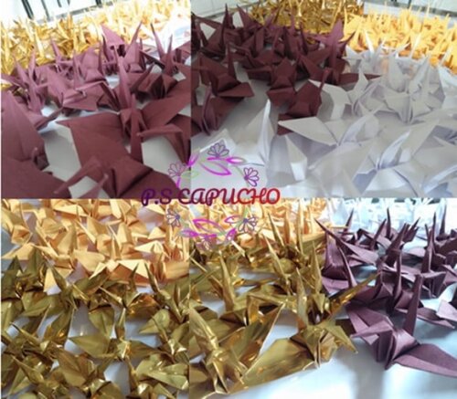Origami Tsurus 10cm