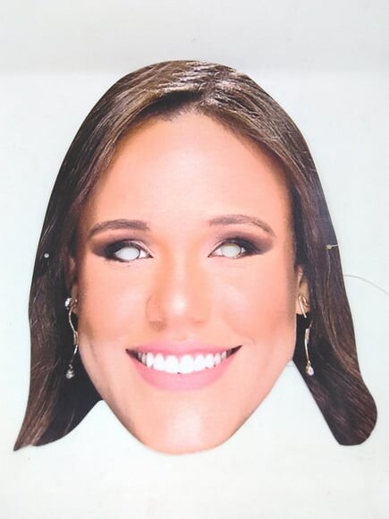 Kit 20 Máscara de Papel Personalizada de Foto de Rosto