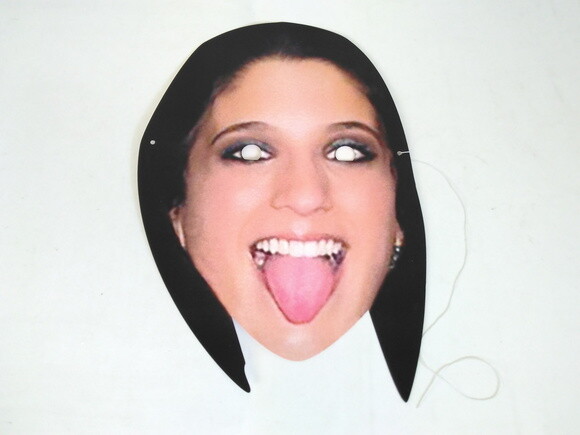 Kit 20 Máscara de Papel Personalizada de Foto de Rosto