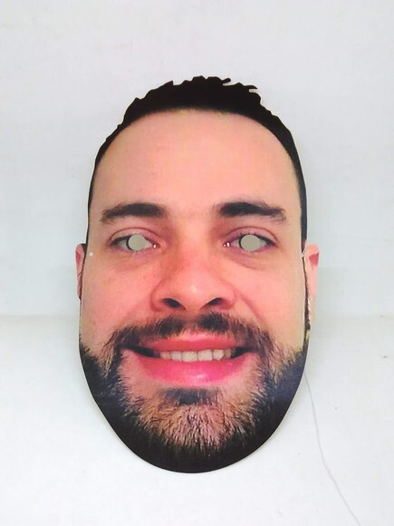 42 Máscara de Papel Personalizada de Foto de Rosto