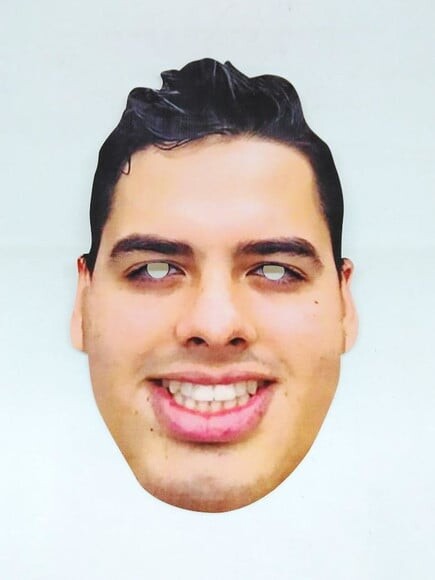42 Máscara de Papel Personalizada de Foto de Rosto