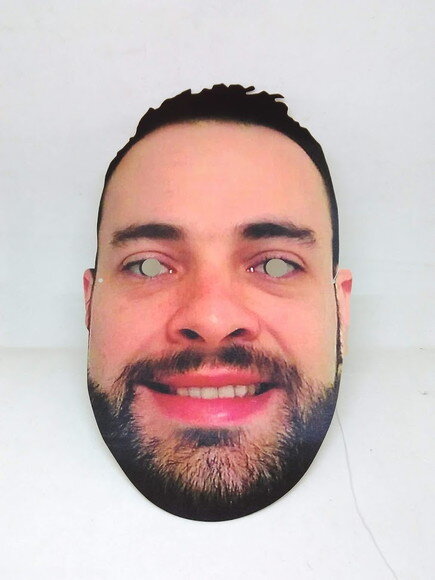 42 Máscara de Papel Personalizada de Foto de Rosto