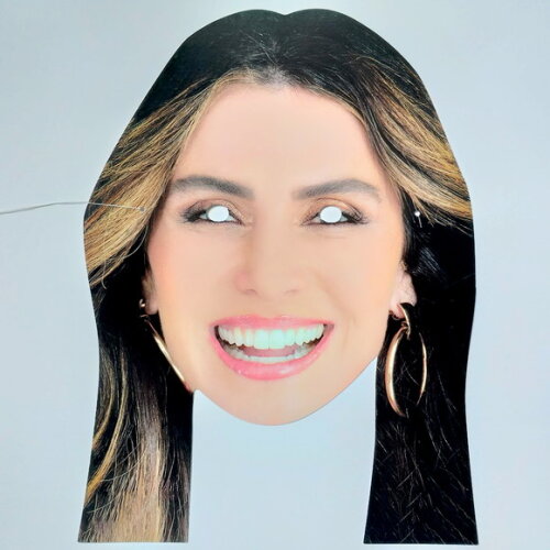 Kit 4 Máscara Personalizada de Foto de Rosto - Todas Diferentes