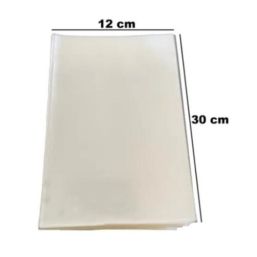 Kit 50 Embalagem transparente, saco celofane 12x30cm