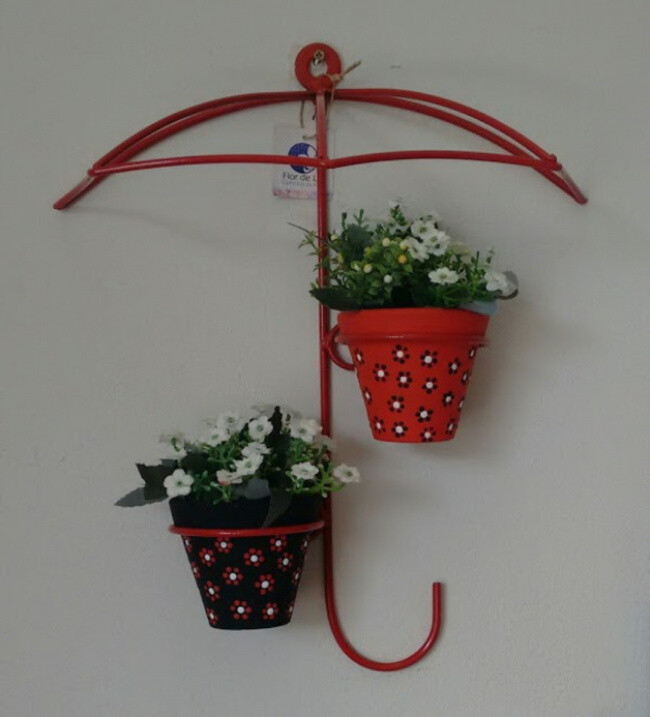 Suporte Para Plantas Jardim GuardaChuvaP