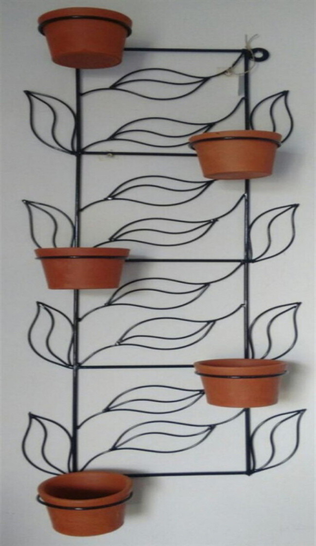 Suporte Para Plantas Folhas para 5 Vasos