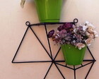 Suporte Para Plantas Em Forma De Losango