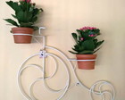 Suporte para Vasos de Parede em forma de Bicicleta - 2 Vasos