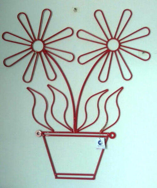 Flor Decorativa em Ferro