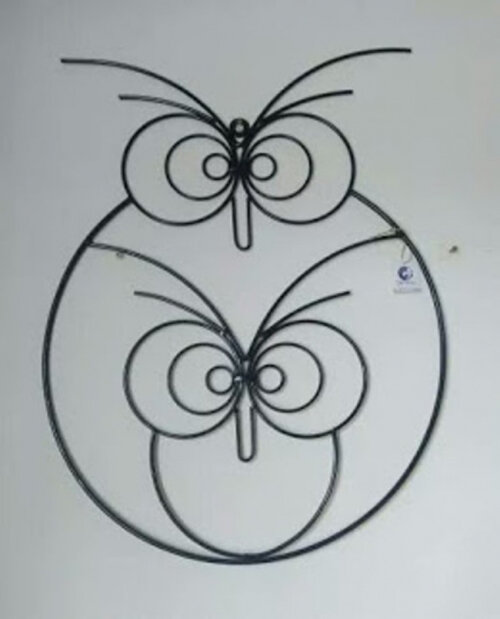 Coruja Decorativa em Ferro