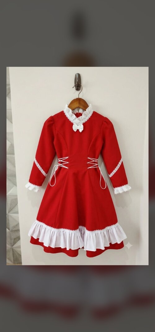 Vestido  de prenda gaúcha