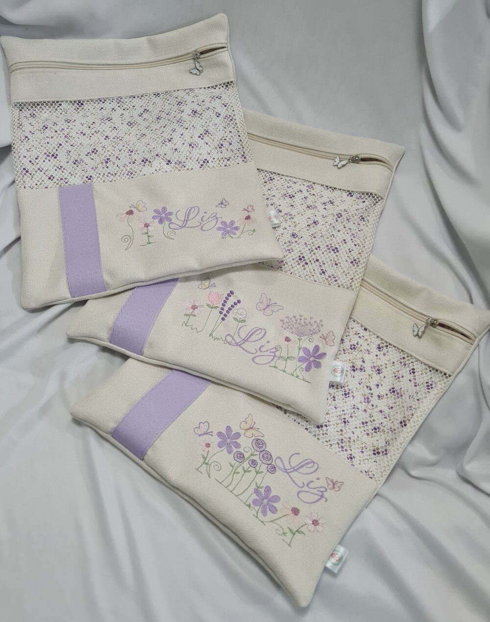 Kit Maternidade Tema Personalozado Jardim Lilás