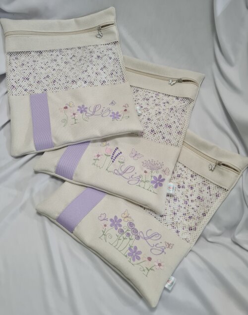 Kit Maternidade Tema Personalozado Jardim Lilás