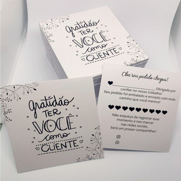 3000 Certificados de Garantia Personalizados 4x5cm