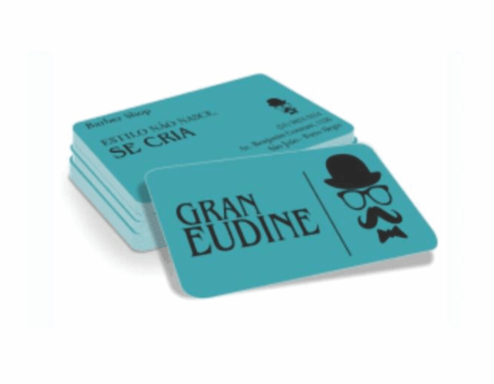 Cartão de Visita Cantos Arredondados 250 un.