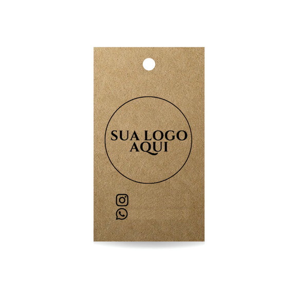 500 Tags Personalizadas Kraft