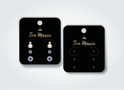 Tag Personalizada para Trio de Brincos 100 un.