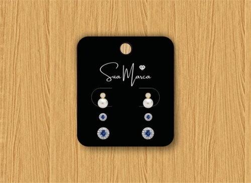 1000 Tags Personalizadas para Brincos 3 Pares