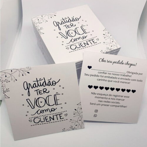 Certificado de Garantia Personalizado 4x5cm 10.000 un