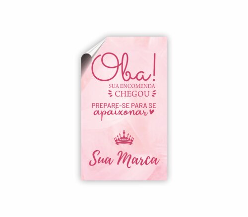 500 un. Lacre Adesivo Personalizado 3x5cm