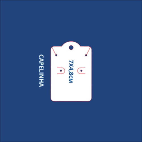 Tags Personalizada Cartelas Para Joias Capelinha 500 un.