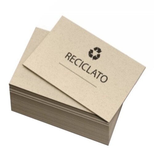 200 un. Cartão de Visita Personalizado Reciclato