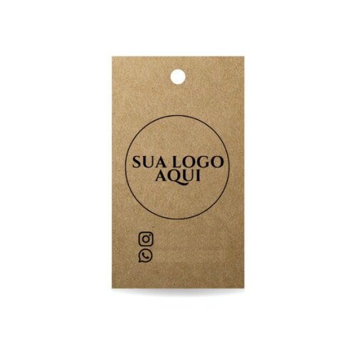500 Tags Personalizadas Kraft