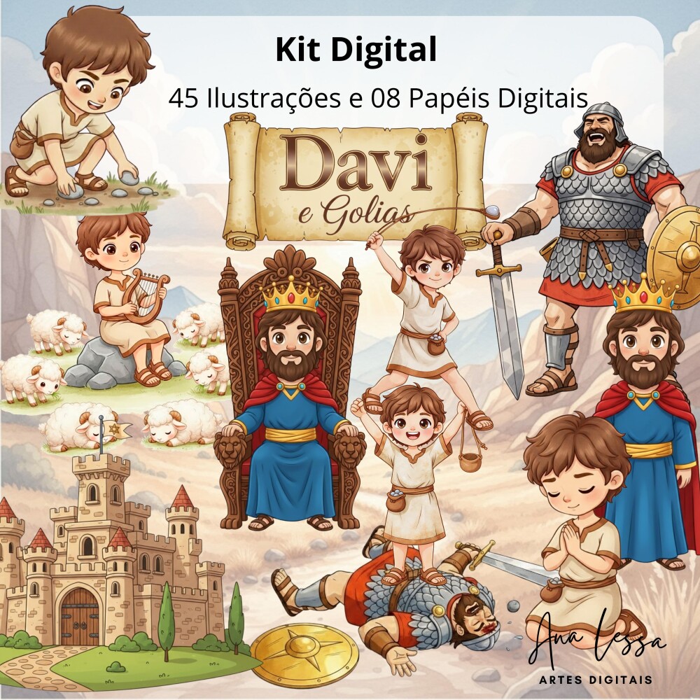 Kit Digital Davi e Golias