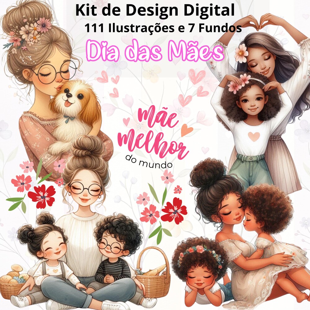 Kit Digital Dia das Mães