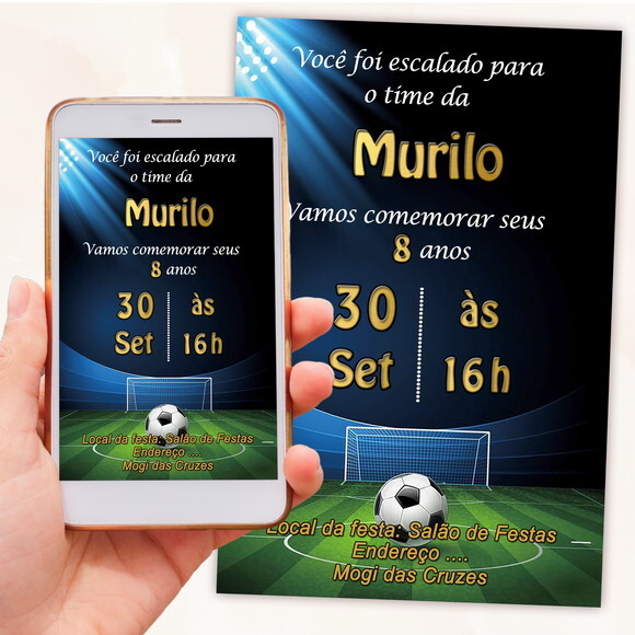 Convite Digital Futebol