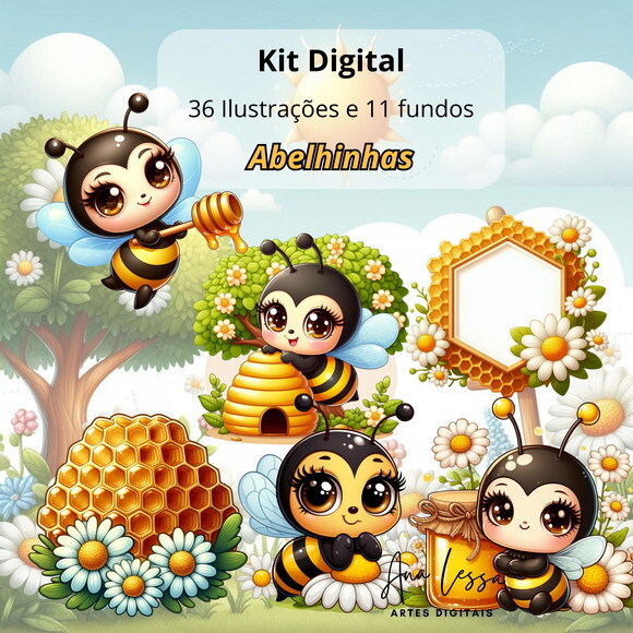 Kit Digital Abelhinhas