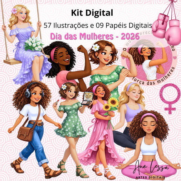 Kit Digital Dia das Mulheres 2026