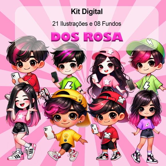Kit Digital dos Rosa